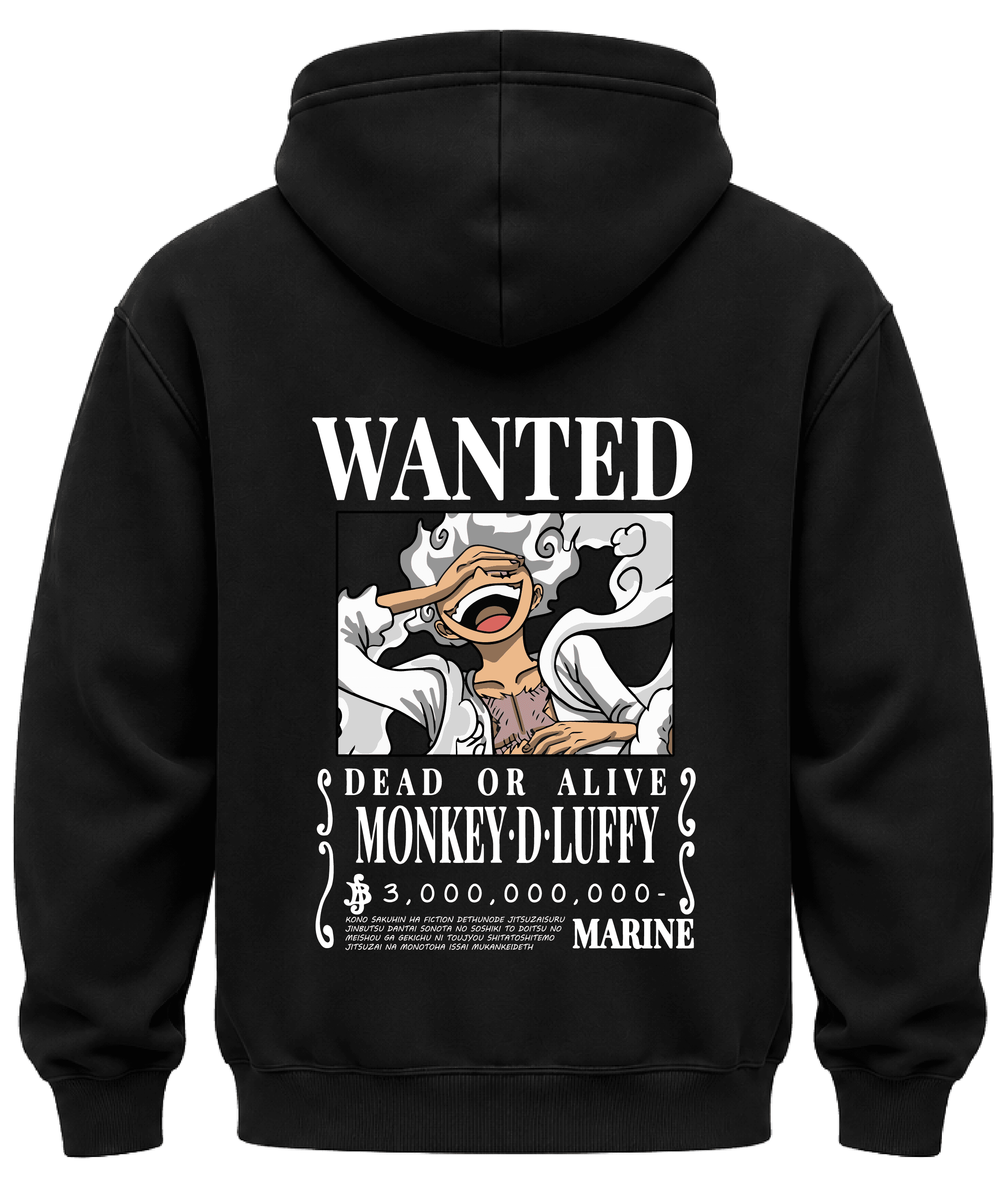 KIKO WEAR Monkey D. Luffy Hoodie Black hoodie