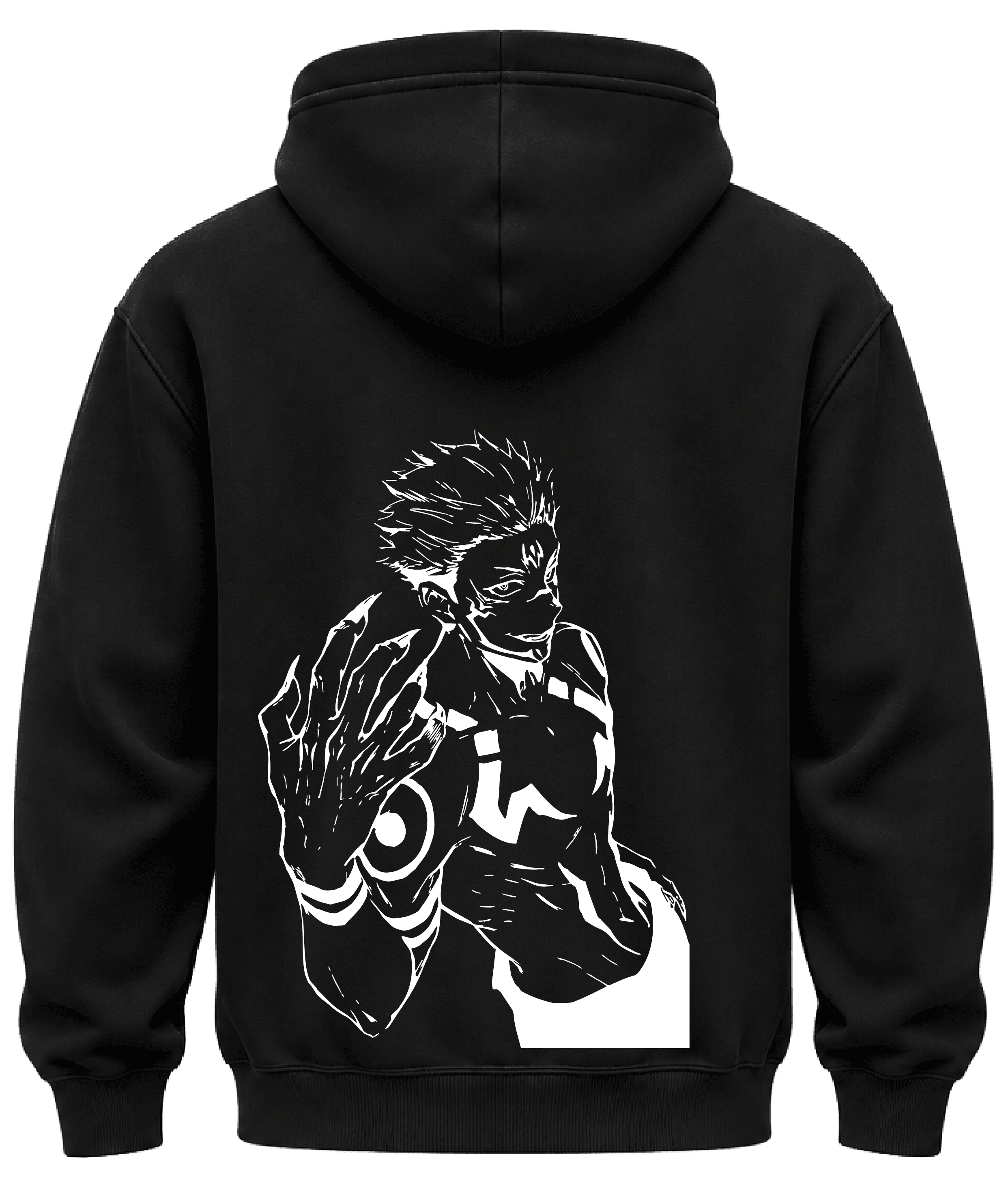 KIKO WEAR Ryomen Sukuna Hoodie Black hoodie