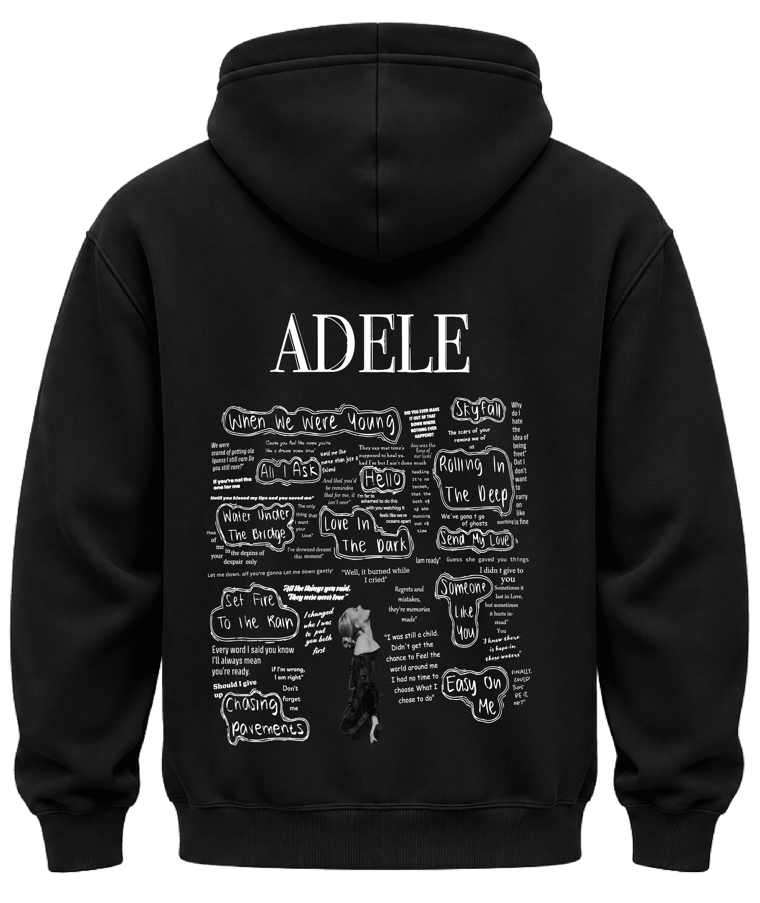 KIKO WEAR Adele Hoodie Black hoodie