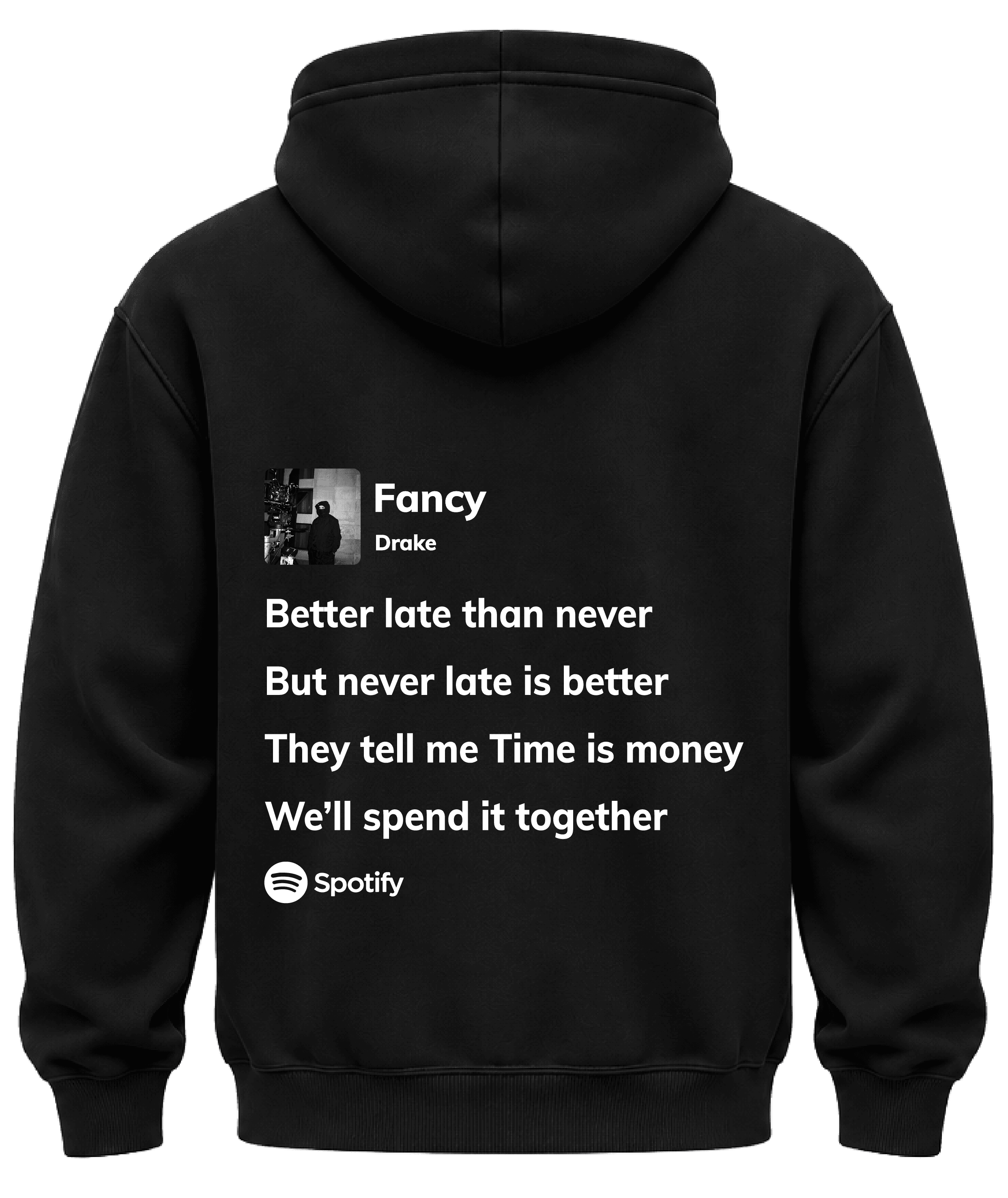 KIKO WEAR Fancy Drake Hoodie Black hoodie