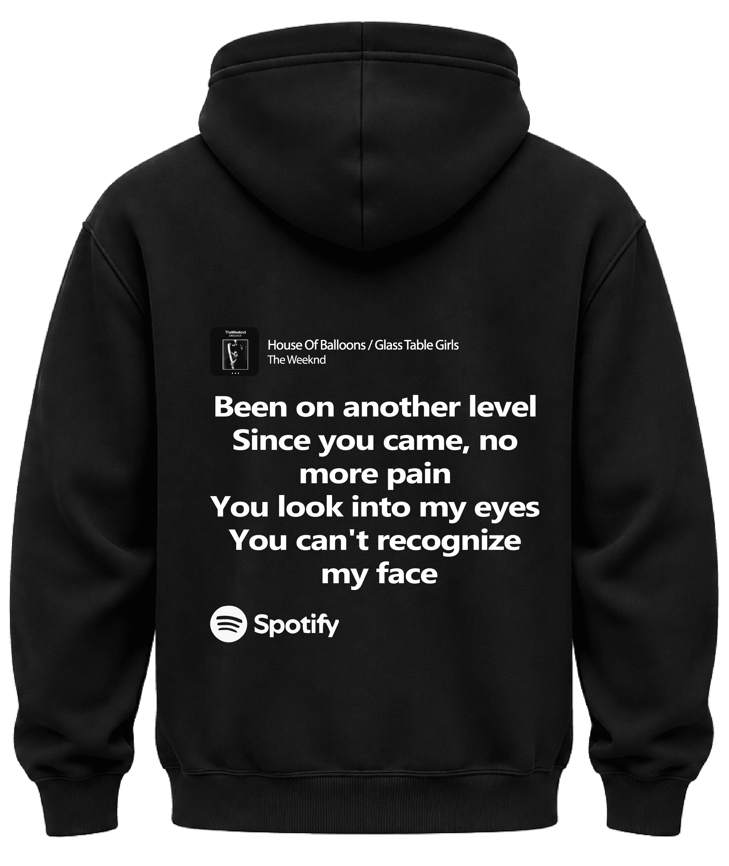 KIKO WEAR House of Balloons The Weeknd Hoodie Black hoodie
