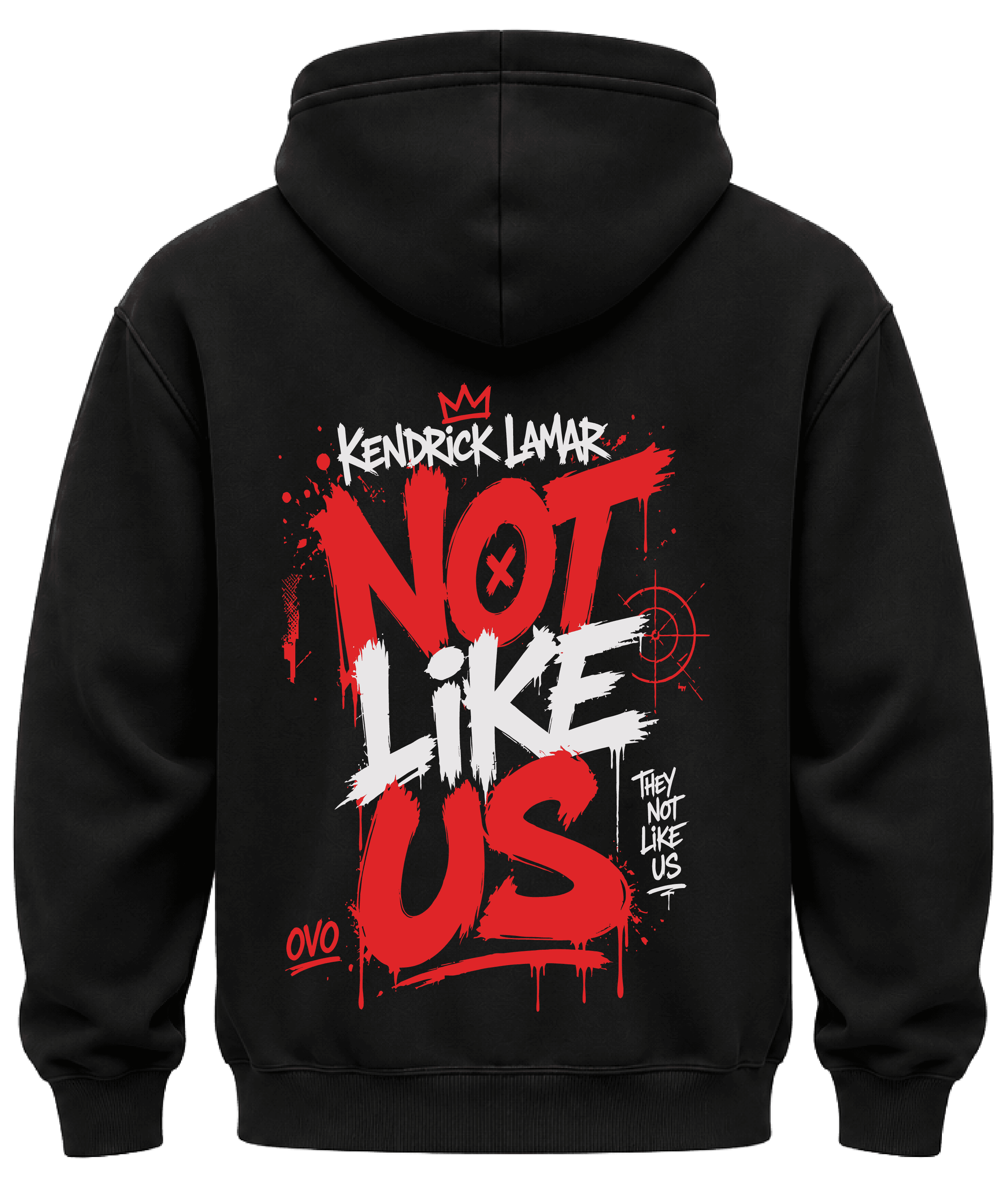 KIKO WEAR Not Like Us Hoodie Black hoodie
