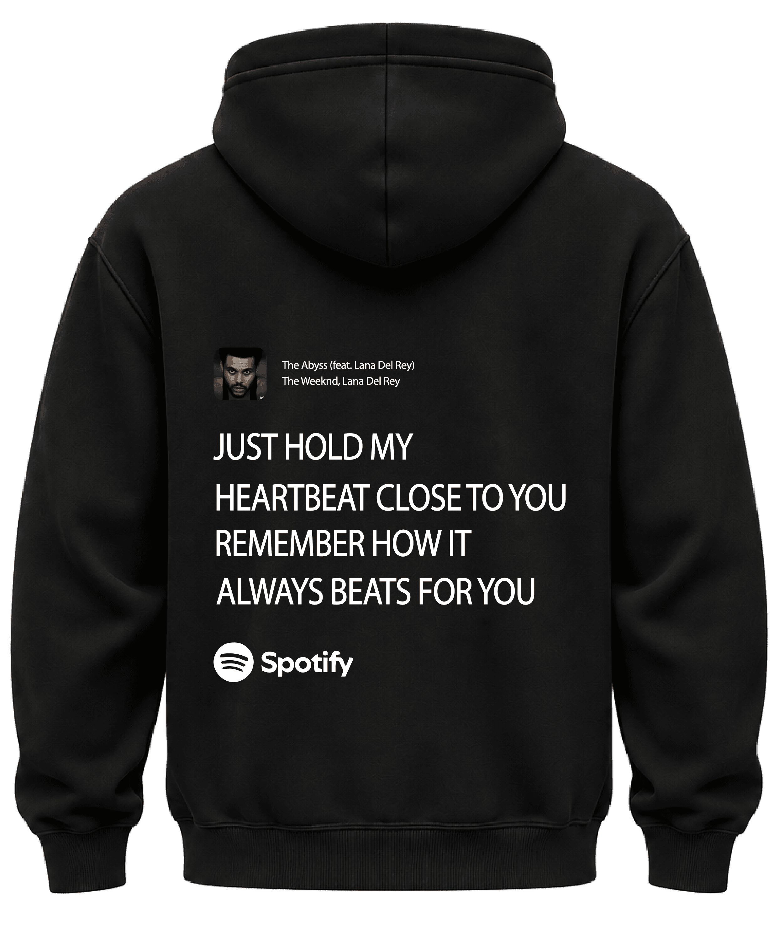 KIKO WEAR The Abyss The Weeknd Hoodie Black hoodie
