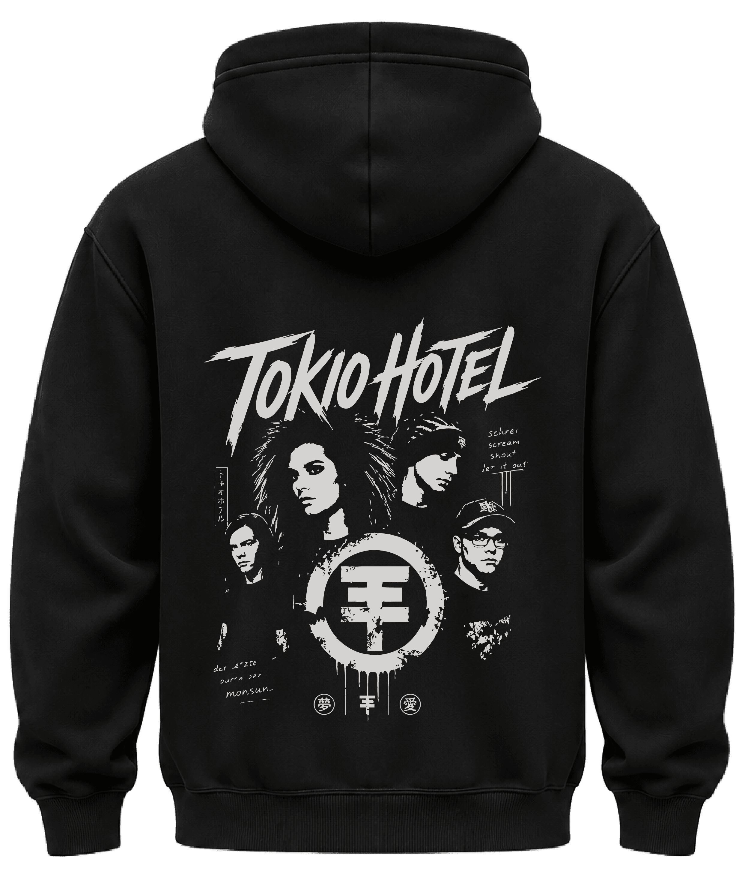 KIKO WEAR Tokio Hotel Hoodie Black hoodie