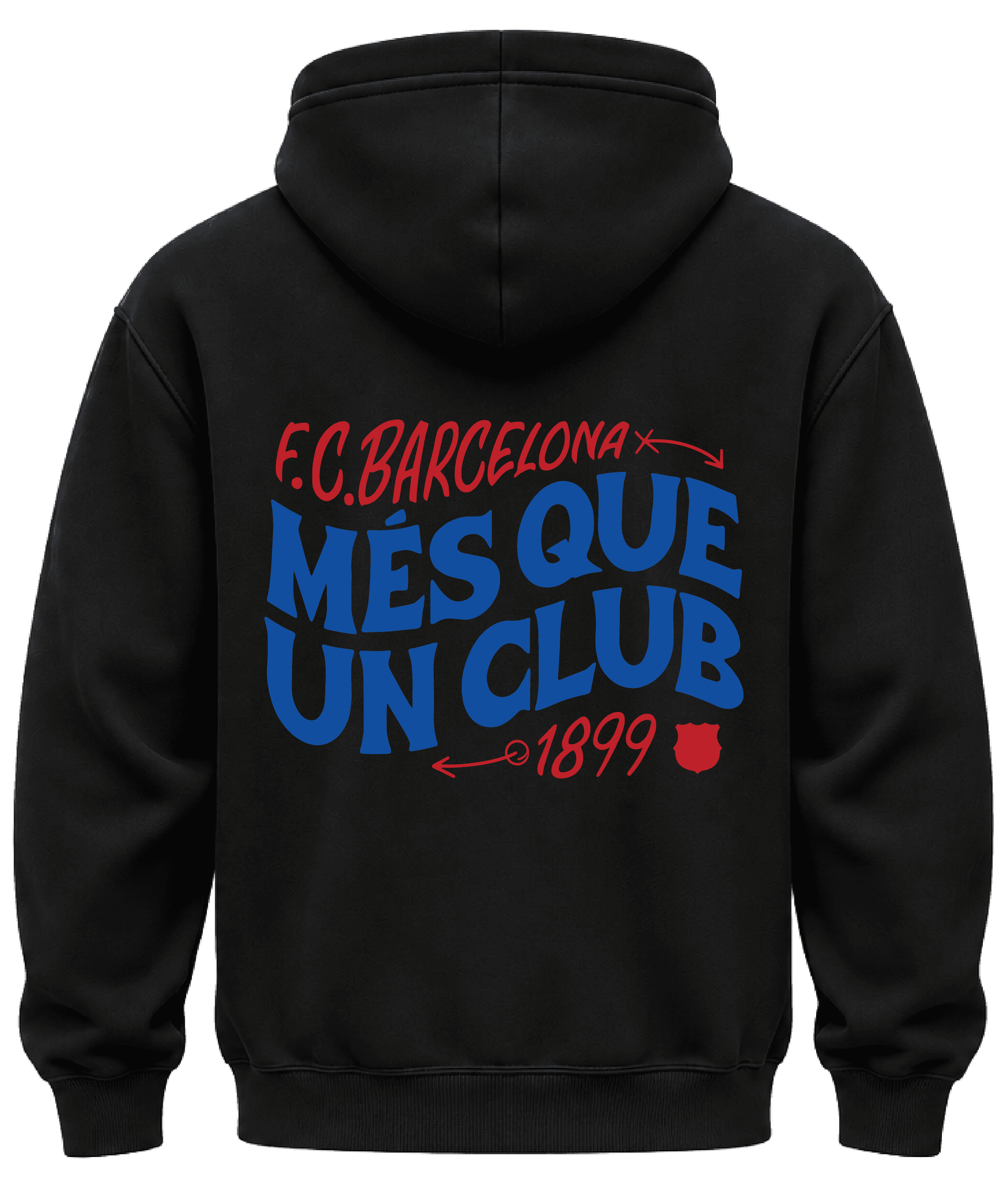 KIKO WEAR Barcelona 2 Hoodie Black hoodie