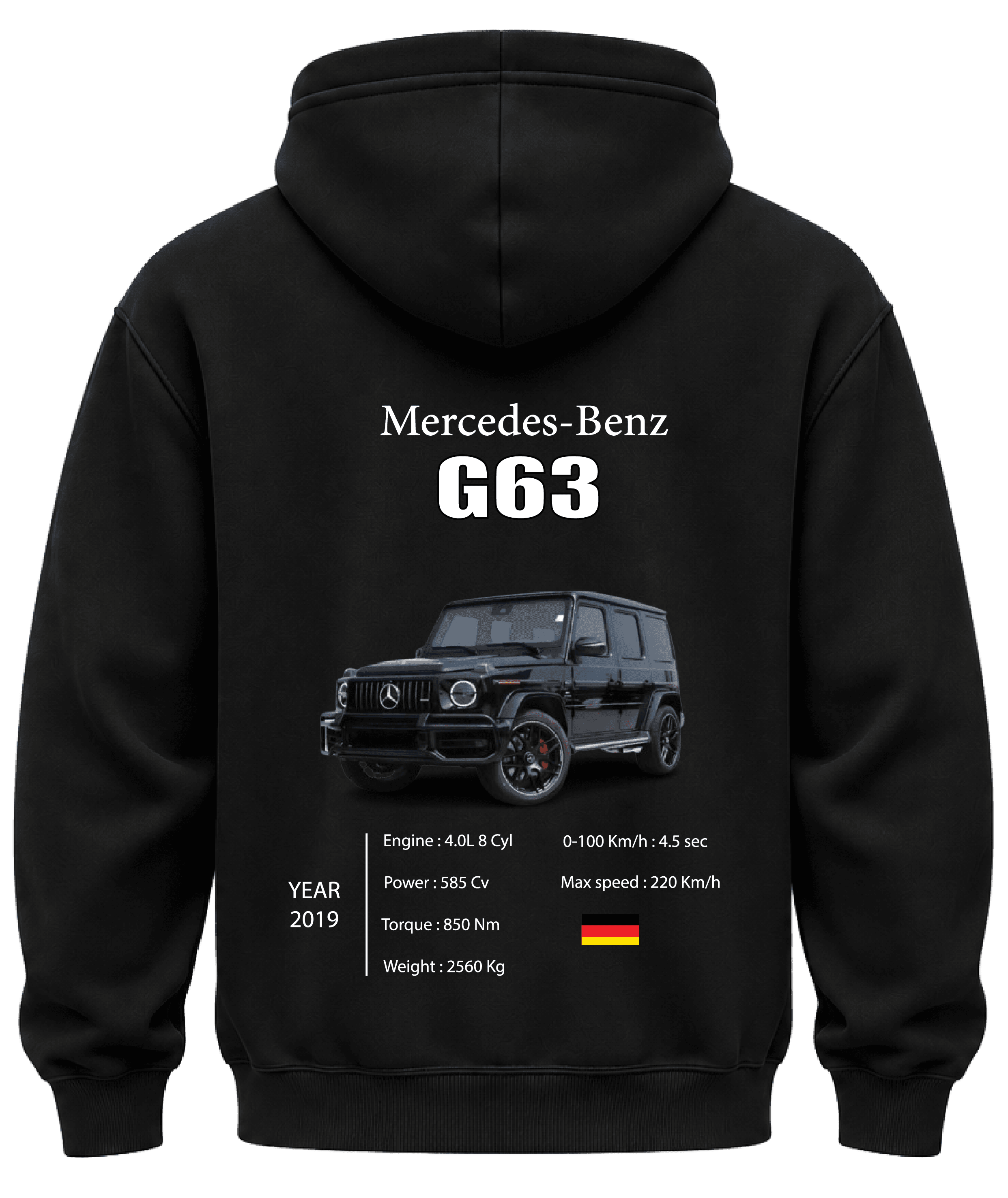 KIKO WEAR G63 Hoodie Black hoodie
