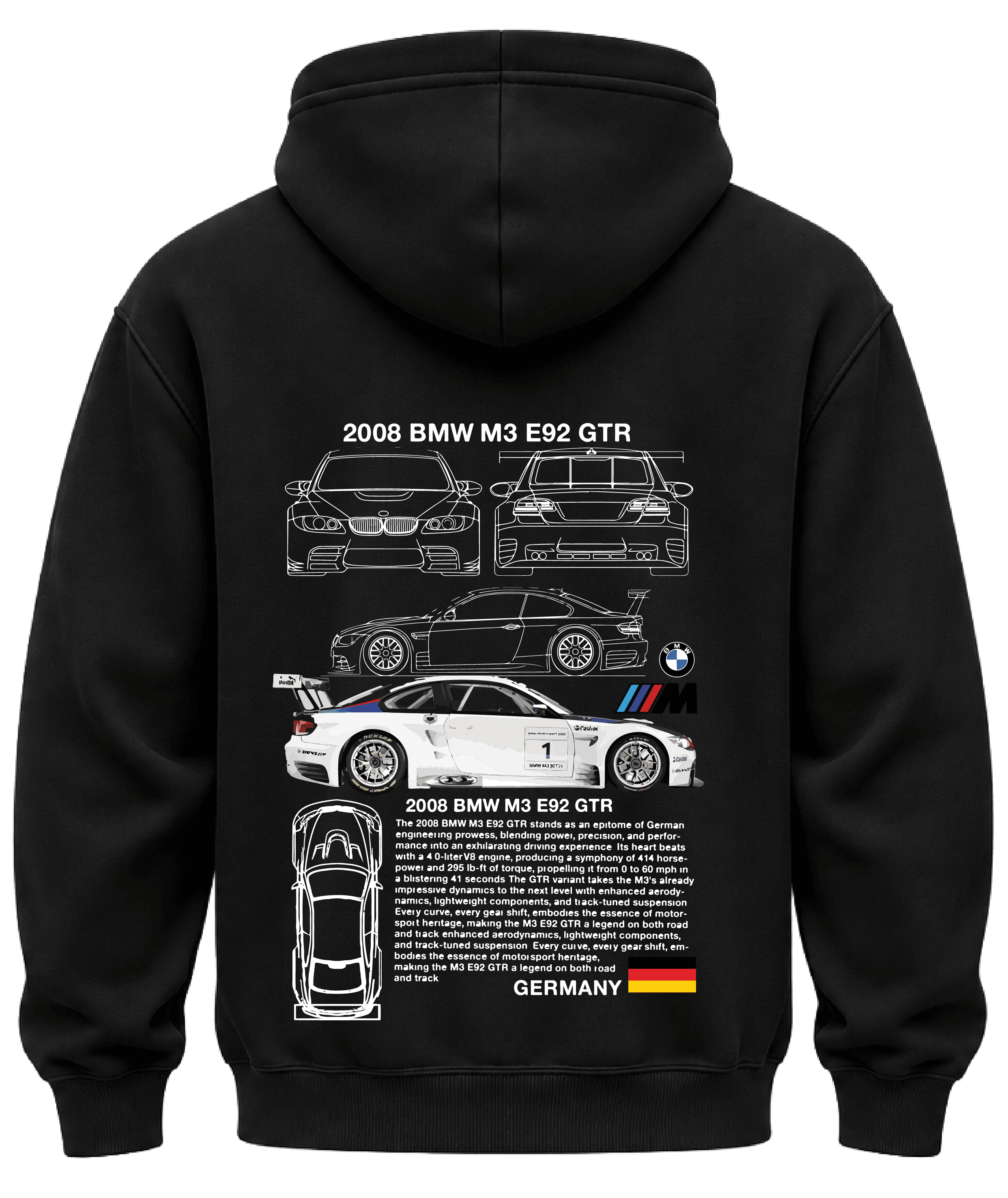 KIKO WEAR M3 Hoodie Black hoodie