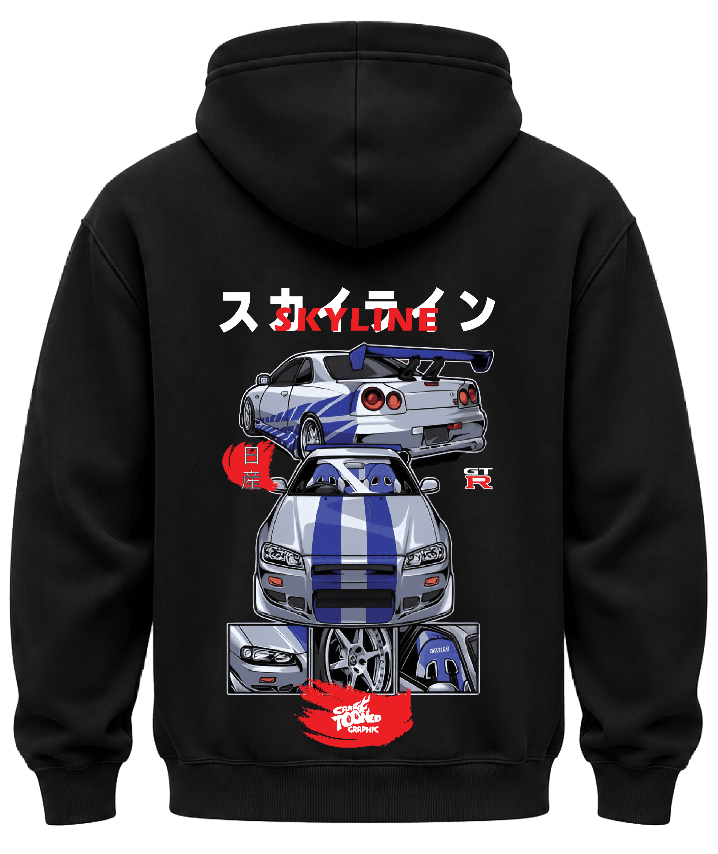 KIKO WEAR SKYLINE Hoodie Black hoodie
