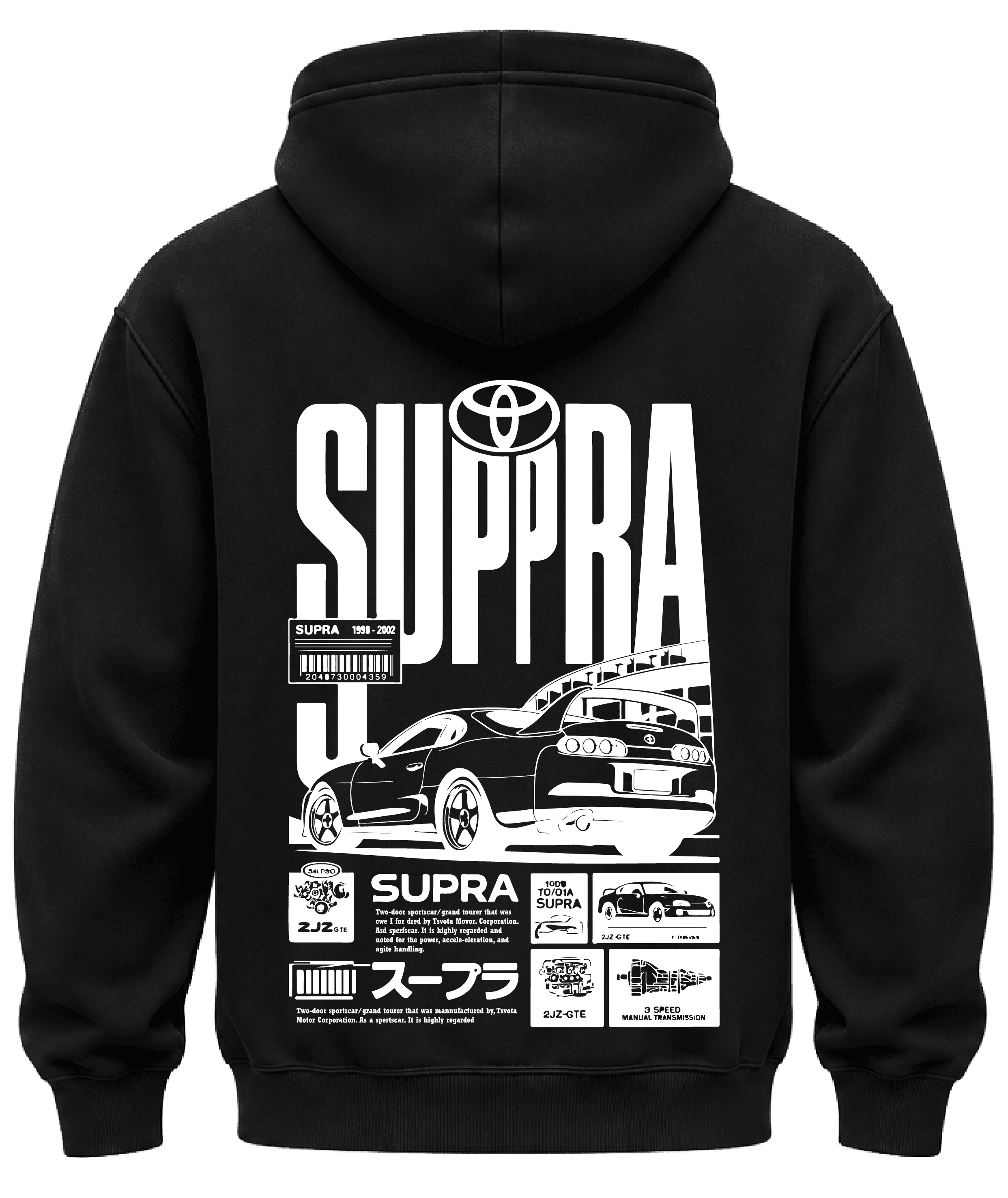 KIKO WEAR SUPRA Hoodie Black hoodie