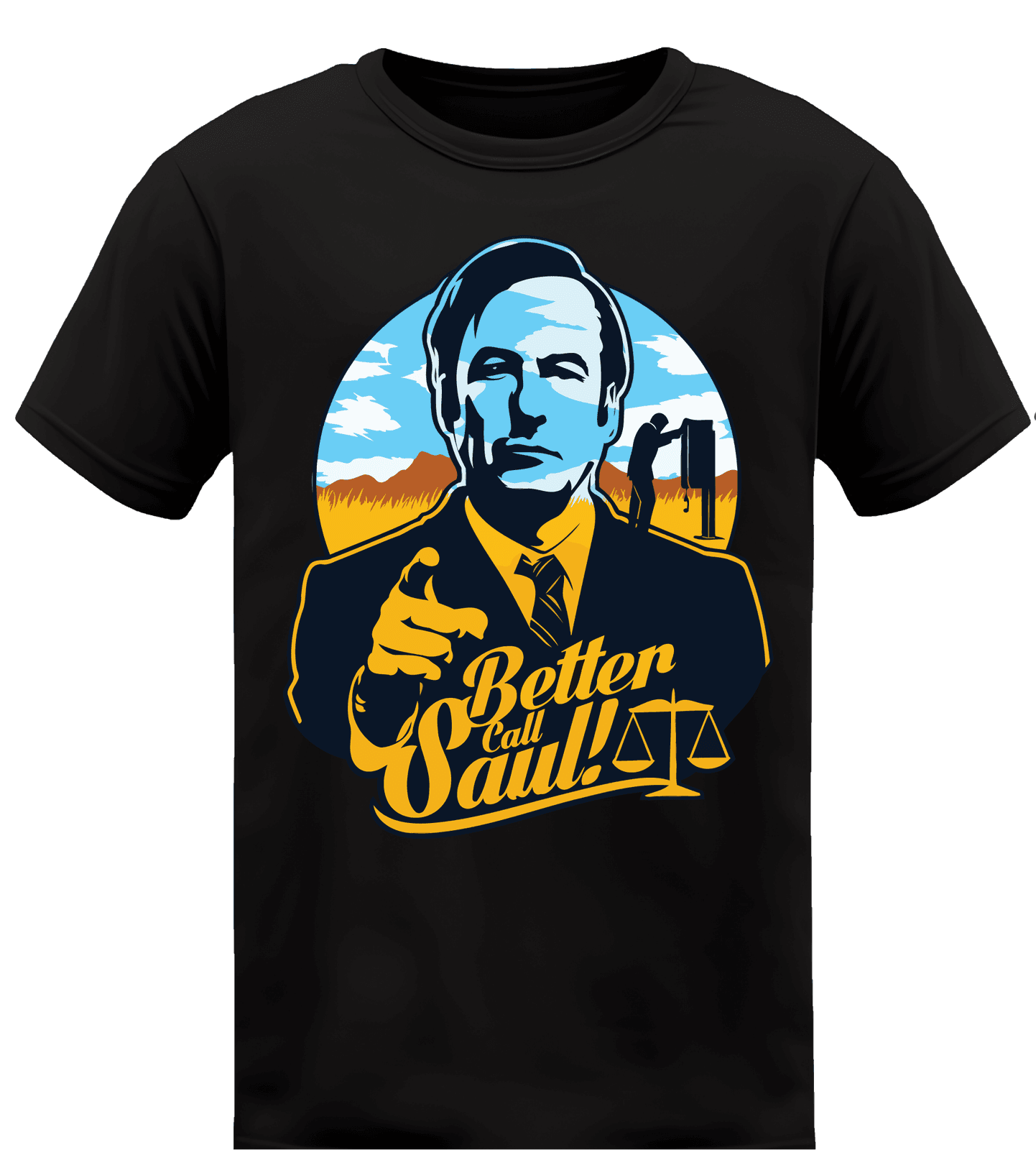 KIKO WEAR Better Call Saul Black T-shirt