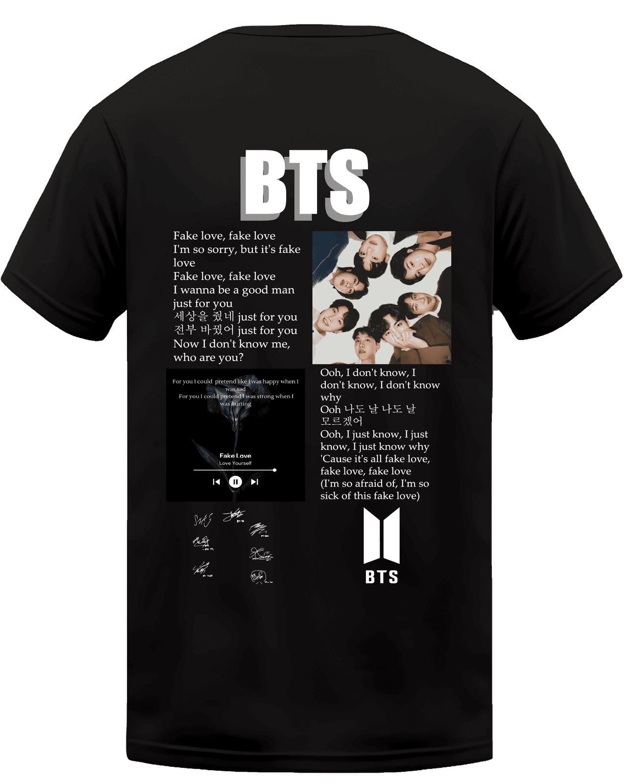KIKO WEAR BTS Black T-shirt