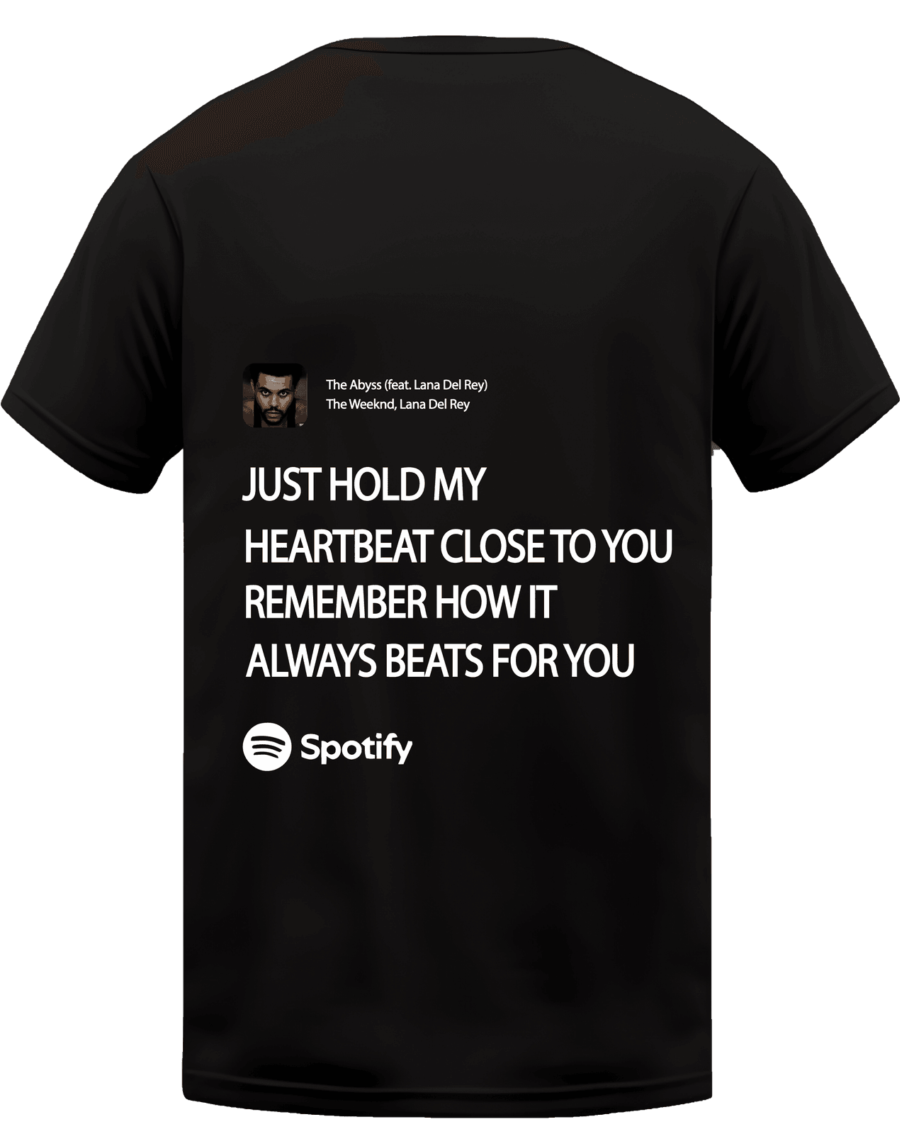 KIKO WEAR The Abyss The Weeknd Black T-shirt