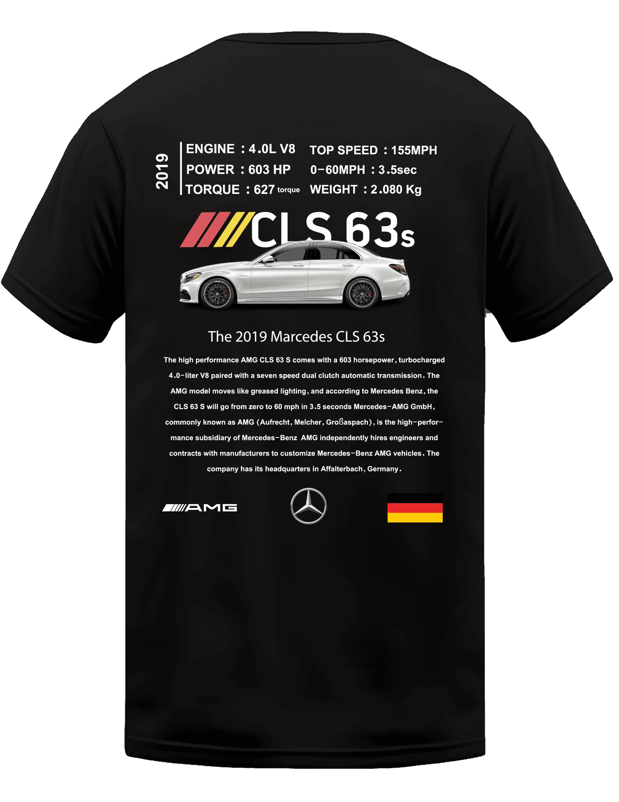 KIKO WEAR CLS 63s Black T-shirt