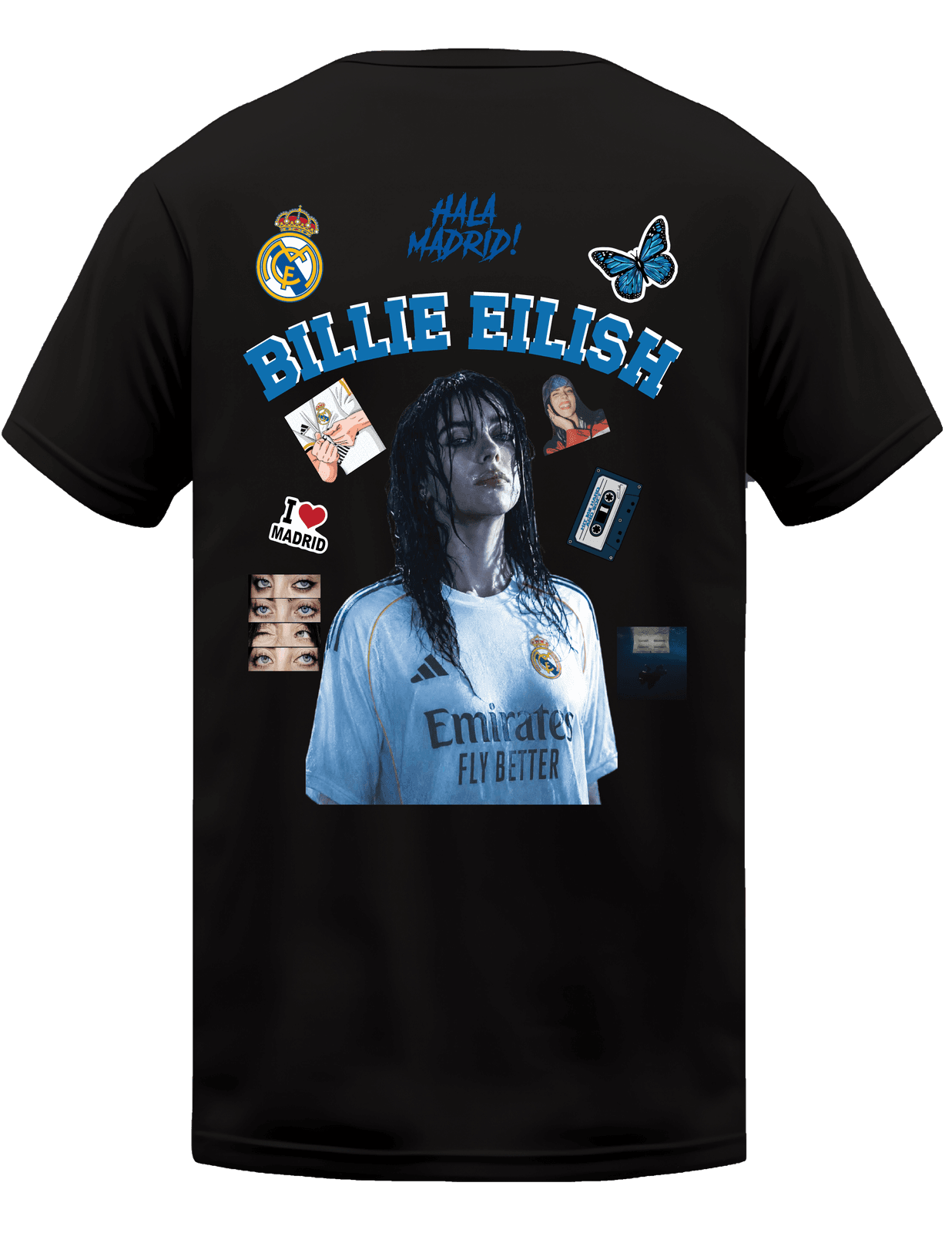 KIKO WEAR Madrid bille Black T-shirt